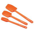 3-Piece Orange Spatula Set